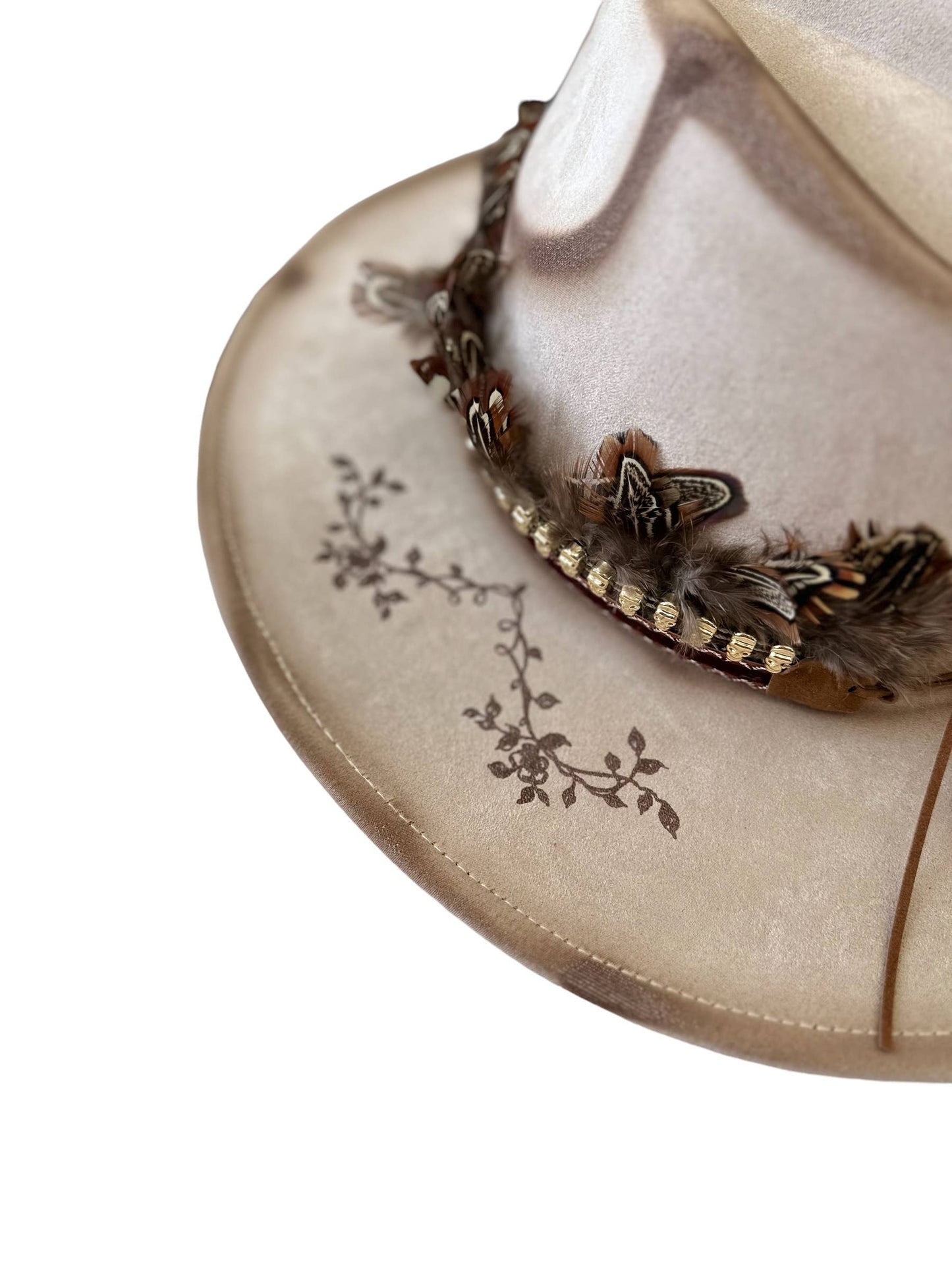 In Flight Burnt Hat Birds Western Cowboy Autumn 