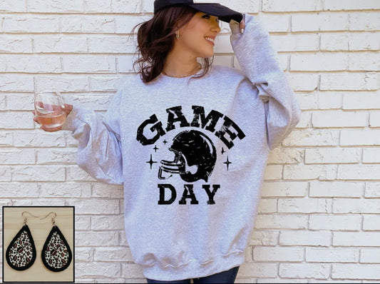 Gray Game Day Hoodie
